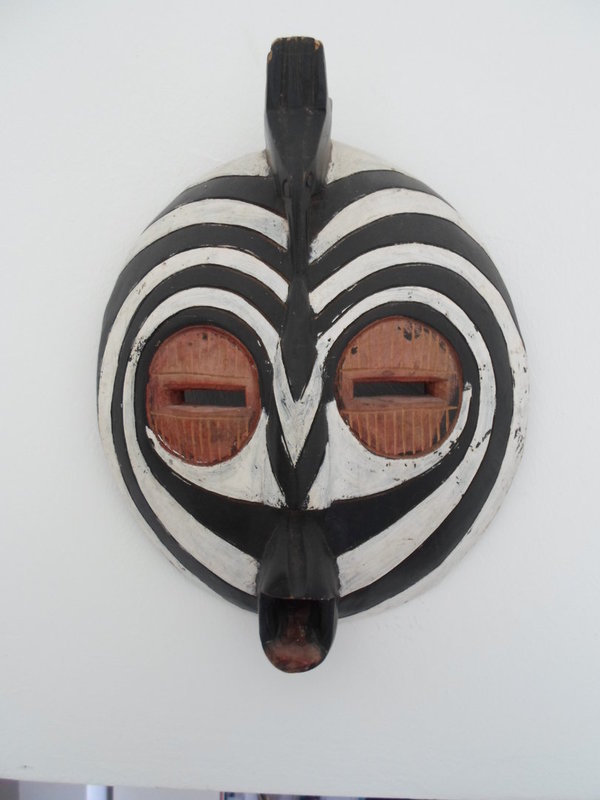 Holz Maske aus Ghana